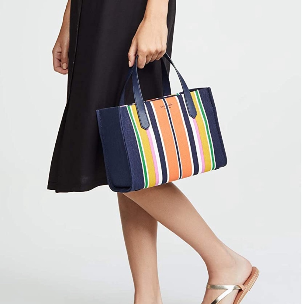 Kate Spade Striped Medium Tote - Picture 2 of 4